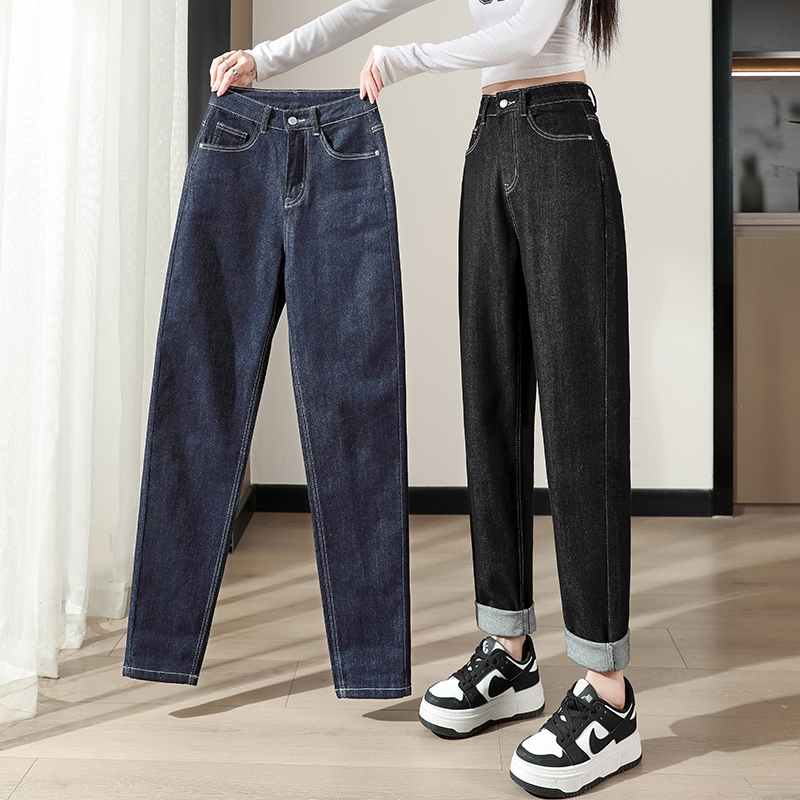 高腰哈伦老爹裤子175高个子加长