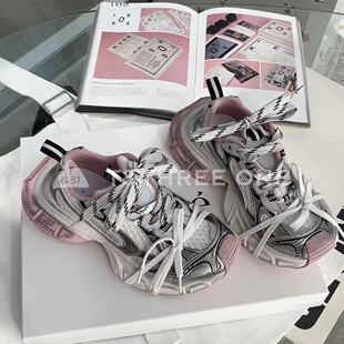 T31女鞋2026春网面透气休闲风老爹鞋轻便百搭时髦细带做旧脏脏鞋