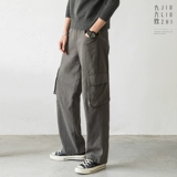 Японские трендовые брендовые штаны, свободный прямой крой, в корейском стиле