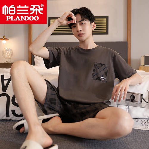 短袖休闲睡衣纯棉家居服
