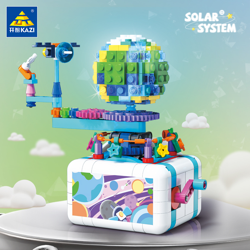 开智拼装积木组装模型6岁以上