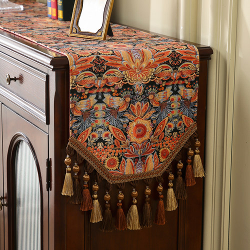 民族风桌旗复古欧式高档奢华