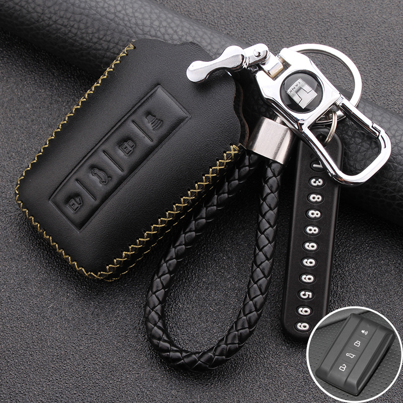 汽车钥匙套真皮坦克300专用包扣