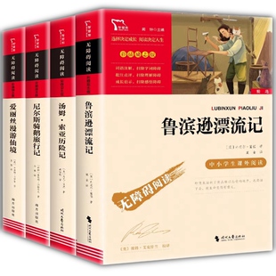 快乐读书吧六年级下册尼尔斯骑鹅旅行记爱丽丝梦游仙境汤姆索亚历险记鲁宾逊漂流记智慧熊系列南方出版社小学生课外阅读