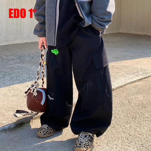 edo一度26秋冬儿童工装阔腿裤