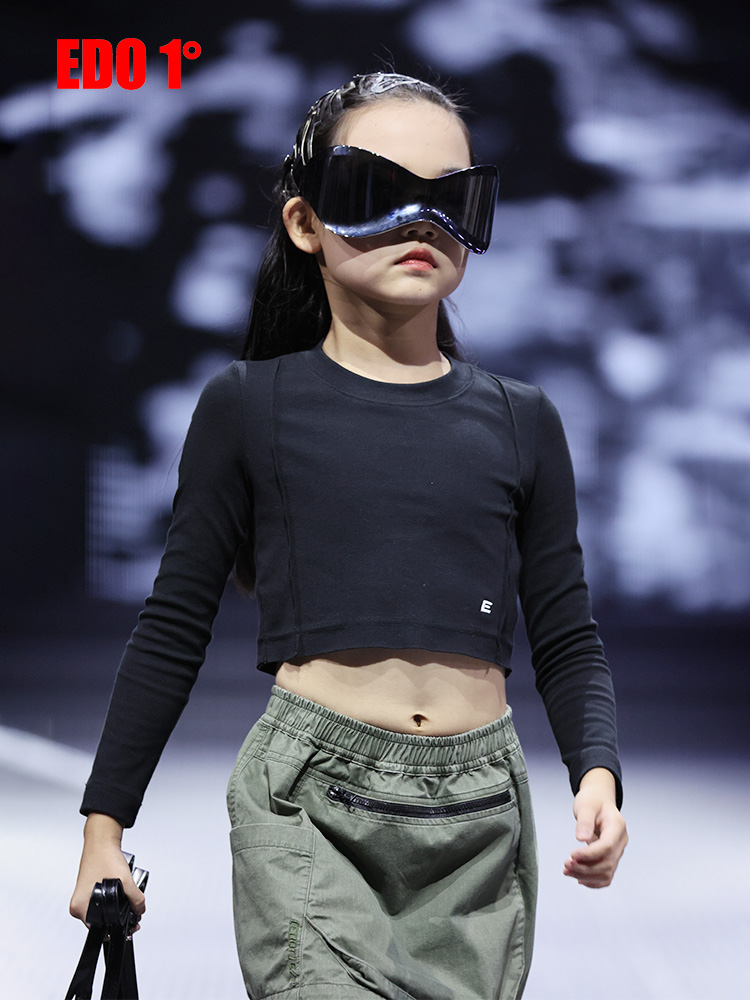 edo通知修身休闲长袖T恤
