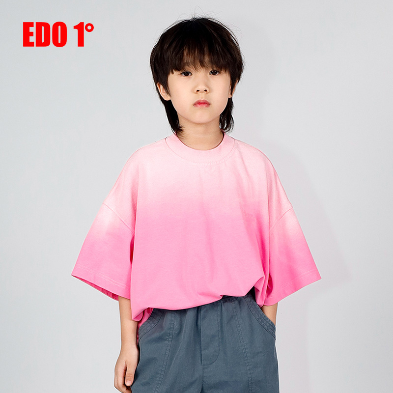 edo童装2025夏季新款短袖T恤