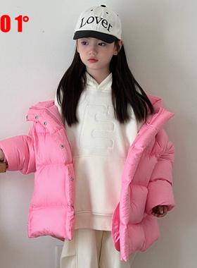 edo1一度童装25冬季新款男女童时尚保暖羽绒服90%充绒量儿童外套