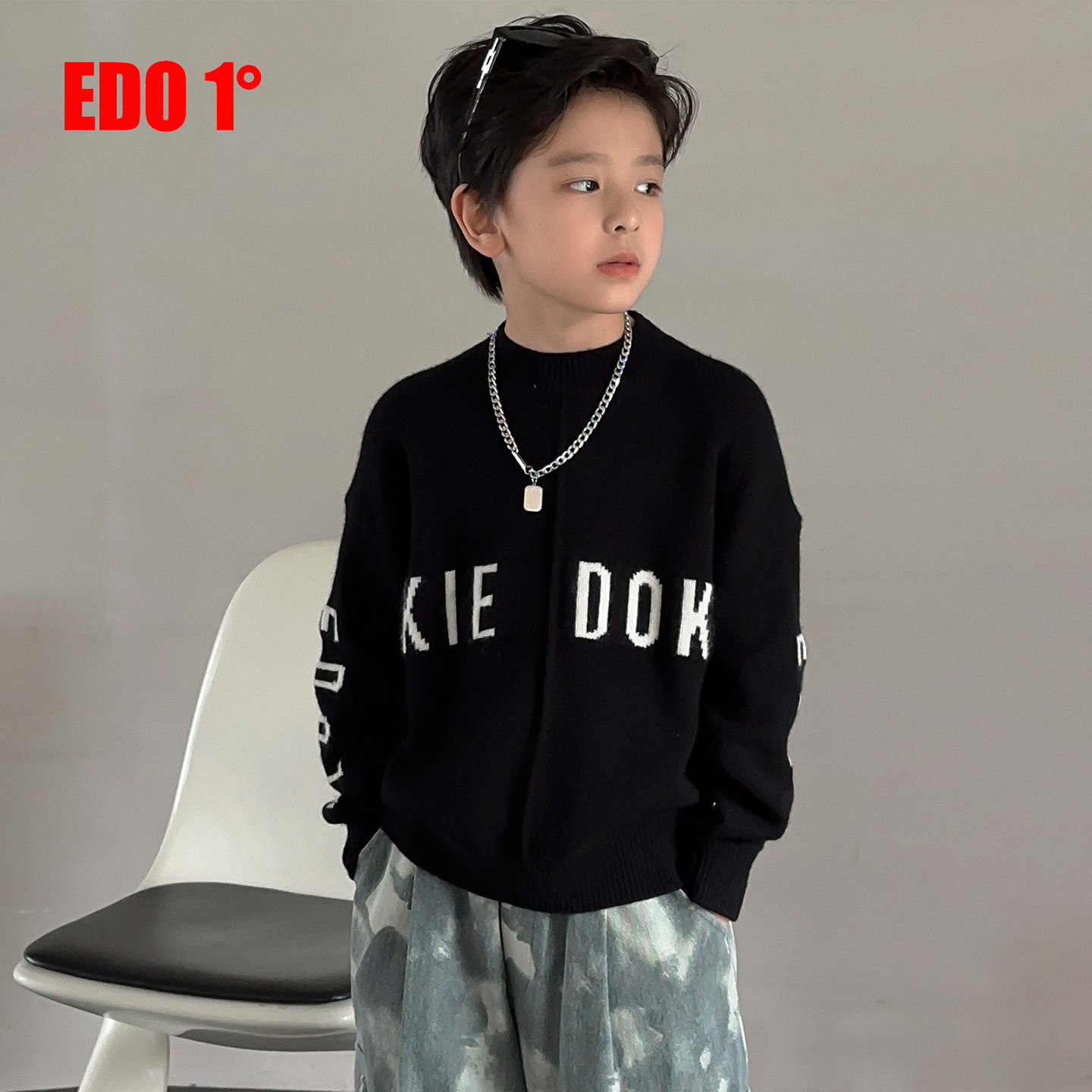 edo1一度童装时尚休闲毛衫