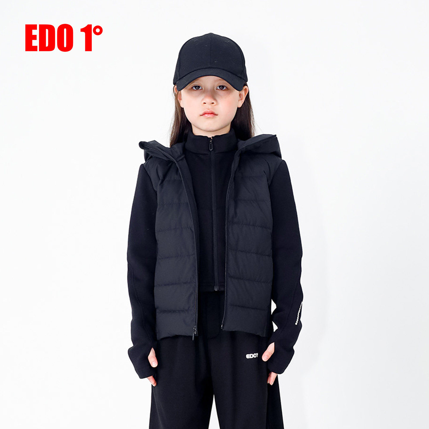 edo1一度童装25冬季短款轻薄羽绒