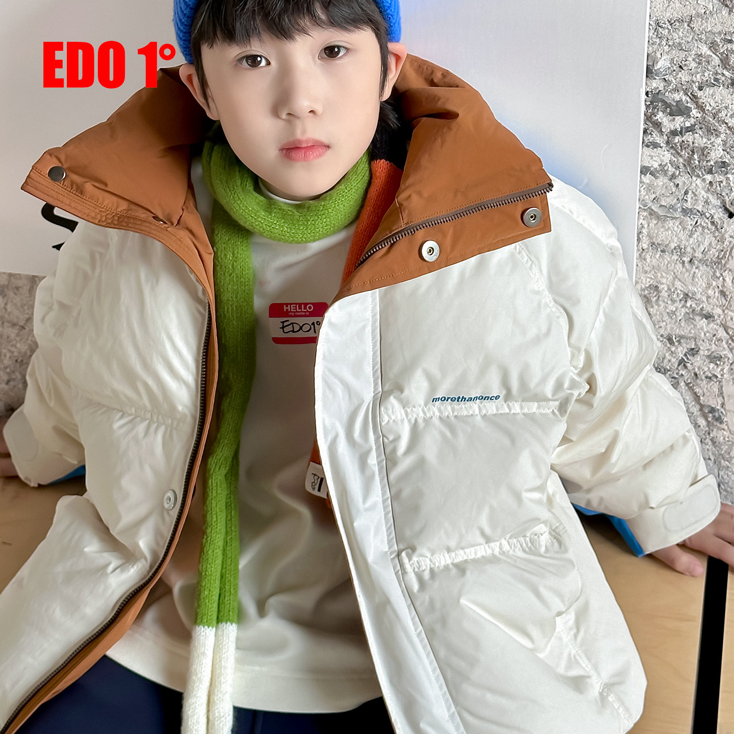 edo1一度童装25冬季新款男女童短款羽绒服拼色保暖连帽撞色外套,童装/婴儿装/亲子装,羽绒服,淘宝优惠券,粉丝福利购,淘宝优惠卷