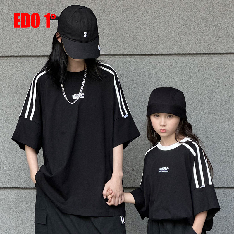 edo童装春款个性休闲宽松T恤