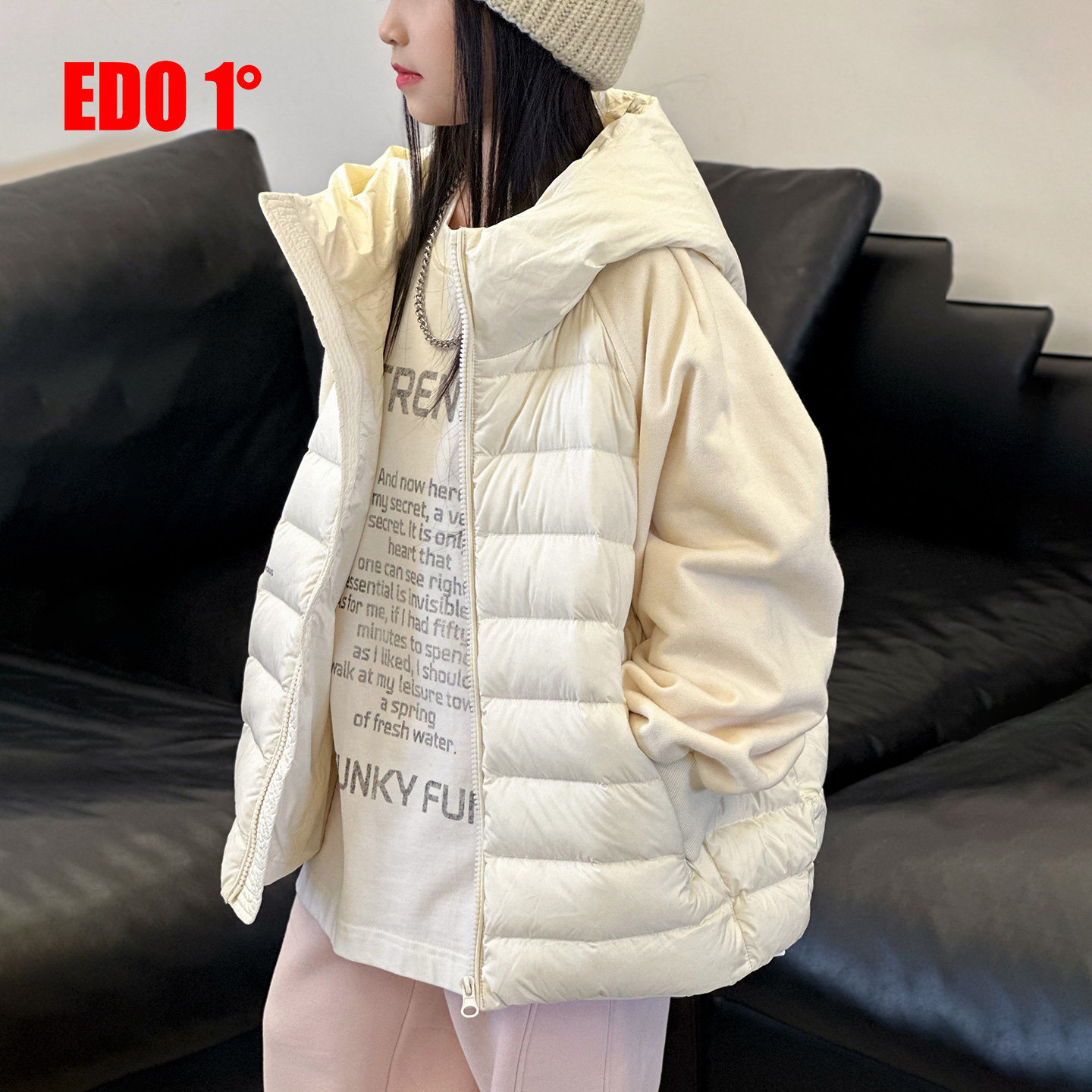 edo1一度童装25冬季新款男女童时尚拼接羽绒服白鸭绒儿童卫衣外套,童装/婴儿装/亲子装,羽绒服,淘宝优惠券,粉丝福利购,淘宝优惠卷