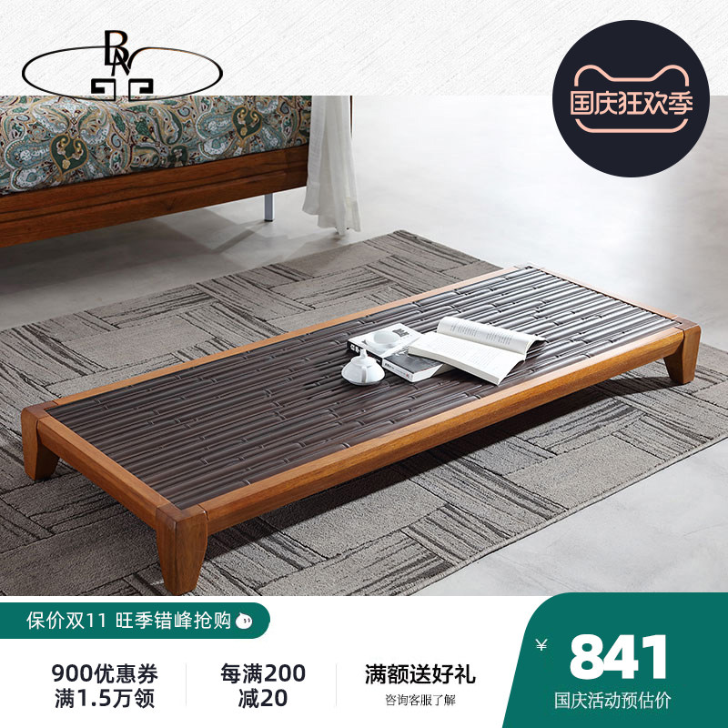 賓瑪東南亞風格槟榔色胡桃實木家具 複古客廳矮床尾凳換鞋腳踏在類目 住宅傢俱, 沙發類, 沙發凳/腳踏中 - 來自Buy2taobao.com提供專業的淘寶代購服務