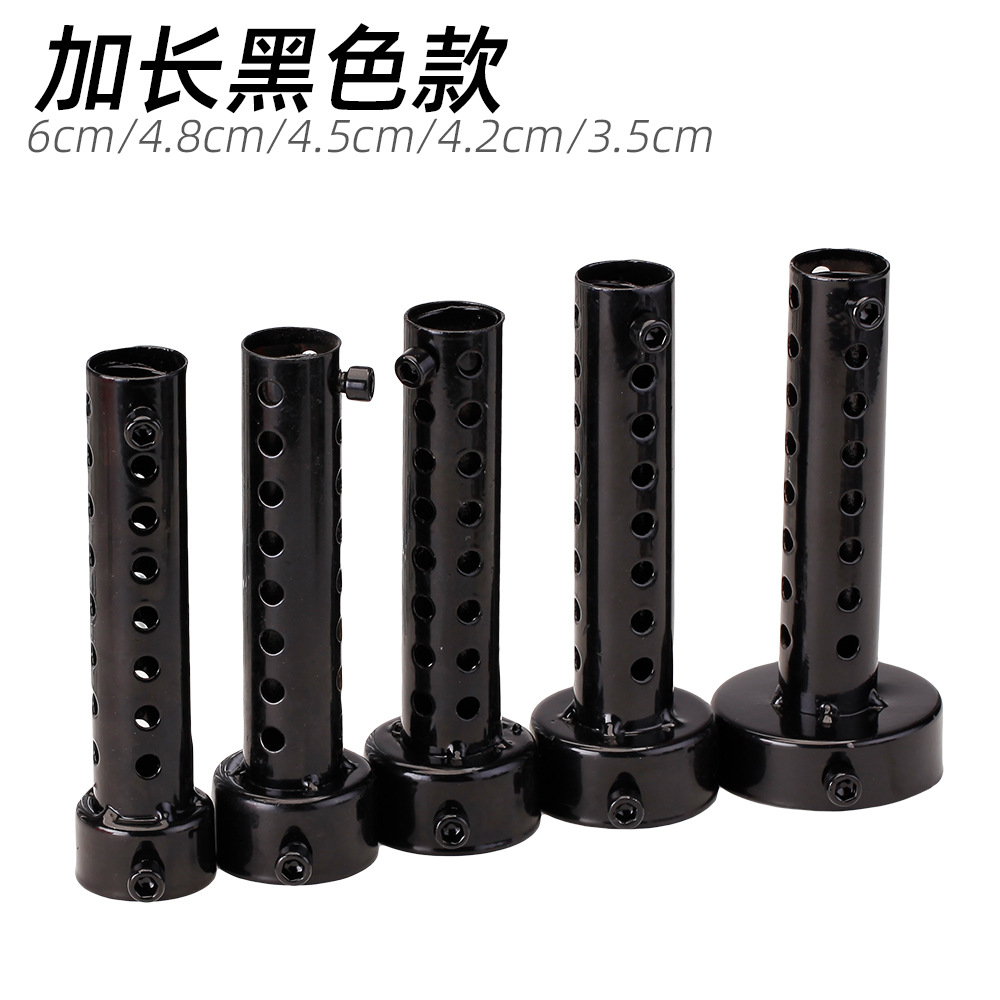 摩托车改装排气管消音器单回压管芯踏板车消声器静音降噪通用无损