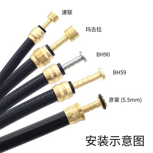 山地自行车BH59/BH90玛古拉M8橡胶紧迫螺丝碟刹油针T头橄榄头