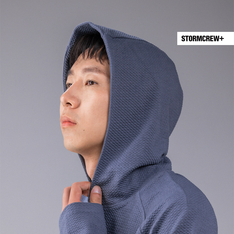 影视飓风stormcrew 23aw 云柔石肌理针织卫衣 索罗那纤维吸湿排汗