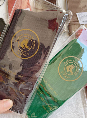 大苌巾SD-2189超柔小腿袜堆堆袜薄款棉袜欧货竖条彩色袜纯色潮袜