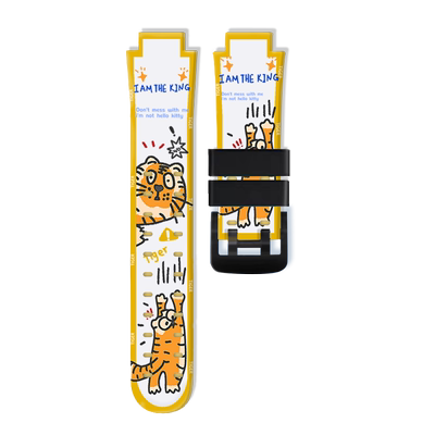 适用小天才电话手表表带印花个性