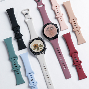 适用华为GT3表带GT2智能GT1运动2E小蛮腰硅胶watch荣耀Magic2男女GS腕带42 pro手表buds配件替换带4 46mm新款