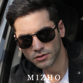 镁作时尚 运动偏光太阳镜男士 TR超轻无边框蛤蟆镜驾驶防紫外线眼镜