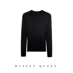 【李夫人专享】210克左右100%精纺羊毛半高领打底衫毛衣YM04-8635