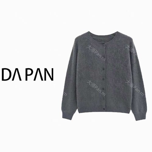【DA PAN专属】Musley Queen拉毛羊绒羊毛无缝开衫YM08-9868
