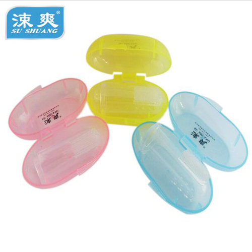 婴儿硅胶软毛乳牙刷2送1