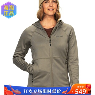 海淘Marmot Olden Polartec Power Stretch美土拨鼠女弹性抓绒衣