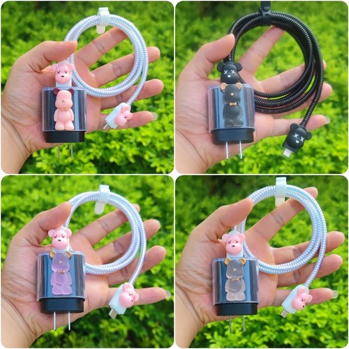 三星S23 S24 Flip6 Flip7 Fold6 Fold7数据线保护套25W充电器绕绳