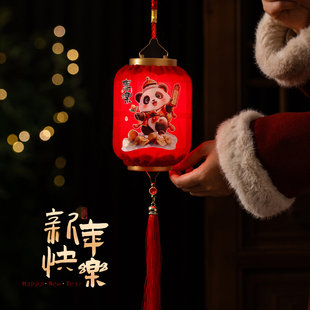 新款手提小灯笼2026马年新年儿童手工花灯宫灯春节过年布置装饰品