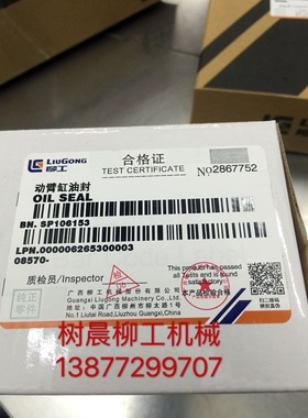 柳工装载机 CLG856动臂油缸SP106153油缸油封修理包新式原厂