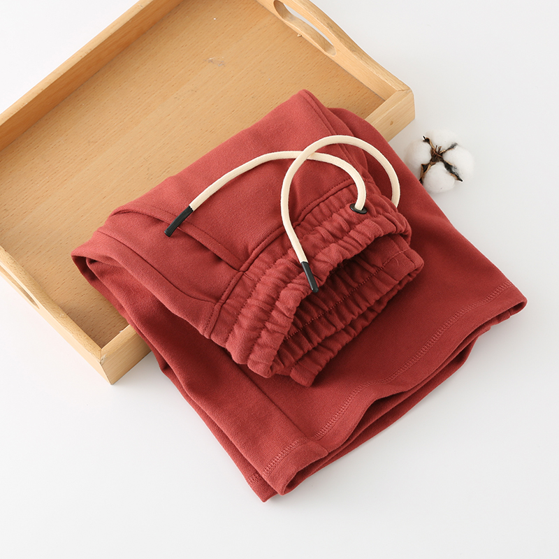 夏季重磅纯棉毛圈短裤简约