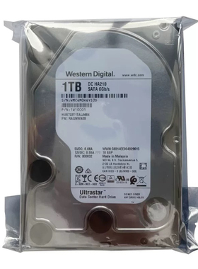 WD西部数据日立HUS722T1TALA604企业级1T台式机电脑硬盘垂直3.5寸