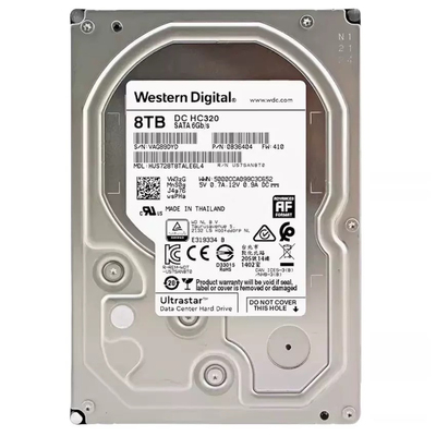 3.5寸8T全新WD西部数据HUS728T8TALE6L4服务器企业级硬盘HC320
