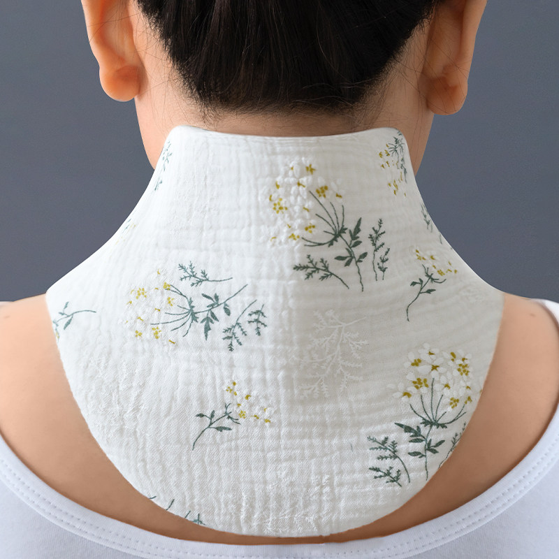 纯棉花防寒保暖护颈带成人颈部防着凉围脖女士睡觉护颈椎加厚脖套