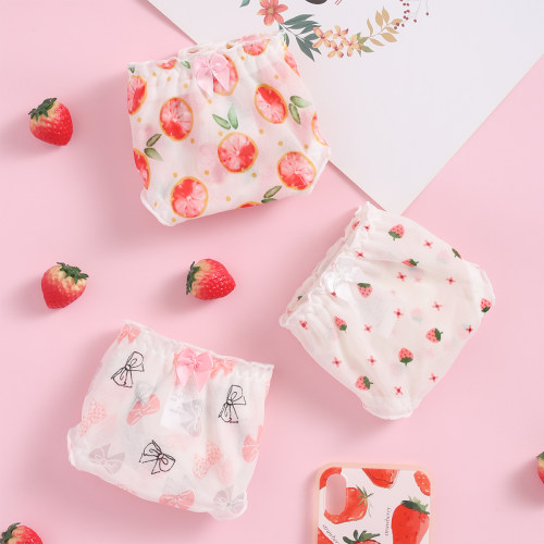 PinkPeachGirl网纱性感少女内裤