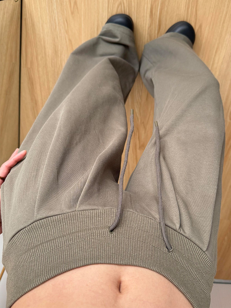 American-Style Women's Sweatpants 2025 New Wide-Leg Pants Loose Bf Korean Style Lazy Comfortable Relaxed Autumn Pants