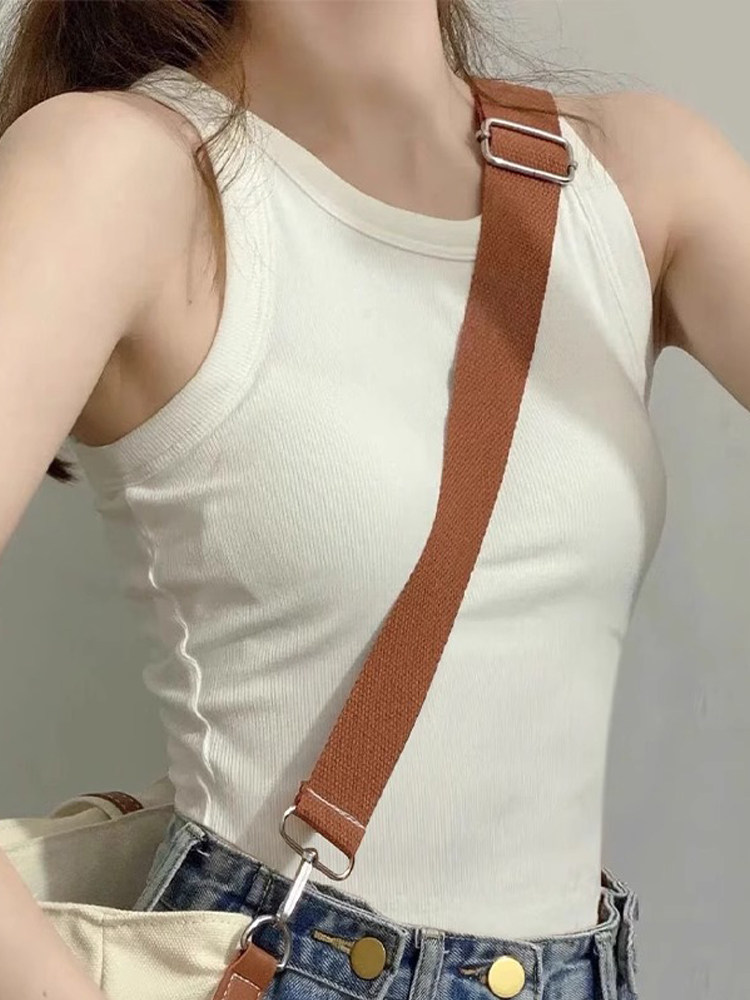 吊带背心女2026夏季内搭带胸垫一体外穿无袖防走光打底黑白色上衣,女装/女士精品,背心吊带,淘宝优惠券,粉丝福利购,淘宝优惠卷