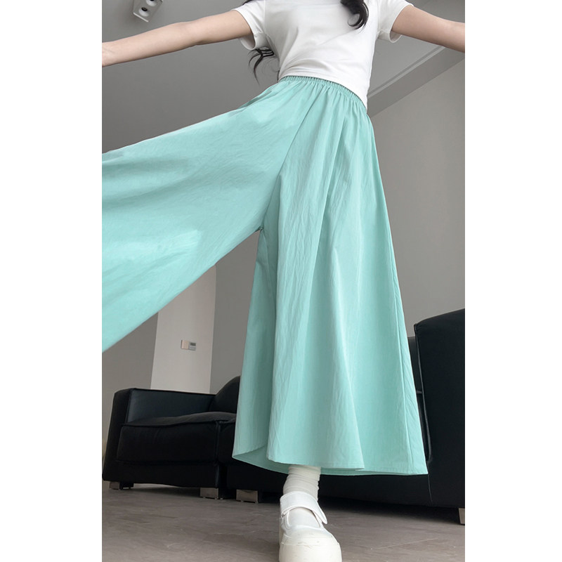 小个子山本裙裤女夏季薄款2026新款高腰显瘦半身裙休闲 慵懒阔腿,女装/女士精品,半身裙,淘宝优惠券,粉丝福利购,淘宝优惠卷