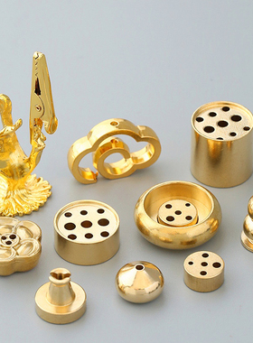 黄铜九孔线香香插香座多孔家用熏香炉小香插香托香道工具用品用具