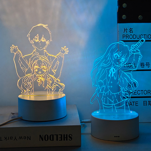 送女生闺蜜龙生日礼物龙与虎逢坂大河动漫周边手办摆件氛围小夜灯