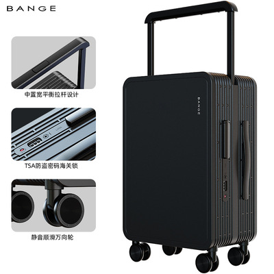 班歌行李箱女网红ins潮24寸大容量拉杆箱旅行箱万向轮静音登机箱
