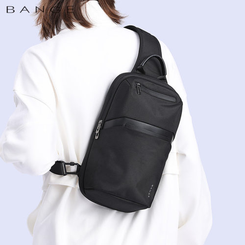BANGE男士胸包潮流轻便休闲斜挎包时尚防水小包新品chest bag