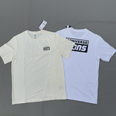 纯色字母印花简约休闲短袖 T恤10021134 A27 匡威正品 10021134 A05