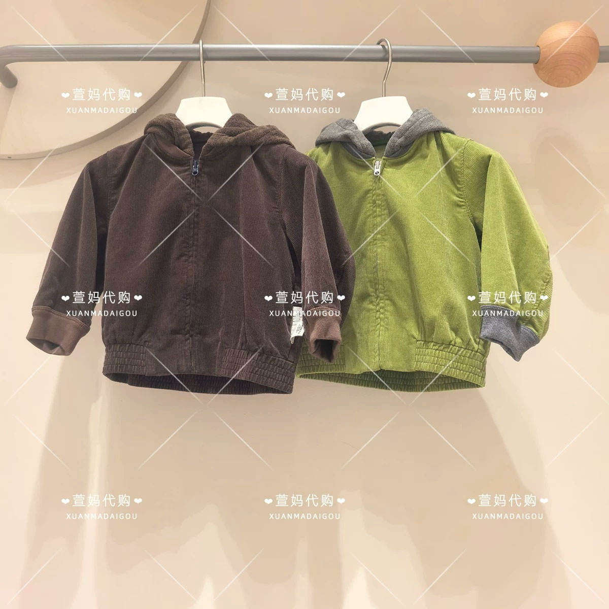 YQ9611190小江南商场童装2026秋冬新品男女婴童连帽长袖夹克外套