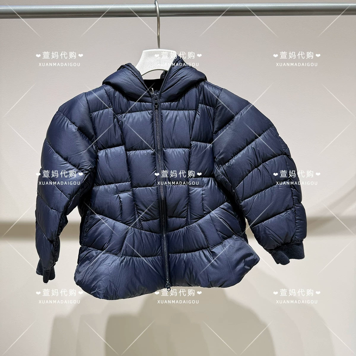 1Q9C15780小江南商场童装2026秋冬新品女童轻薄A型短款羽绒服