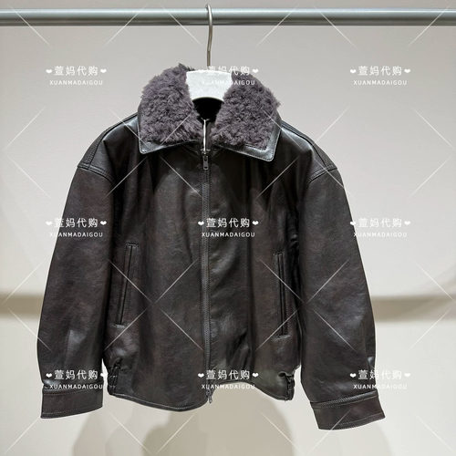 1Q9T14090小江南商场童装2026秋冬新品男女童H型宽松休闲翻领外套