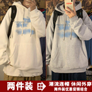 卫衣男潮牌宽松连帽ins运动情侣常规薄款 春秋外套男 上衣百搭大码