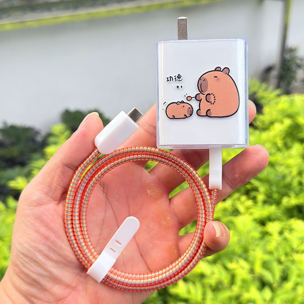 适用i小米12 13 14 15 17ultra数据线保护套100W 90W 67W充电器壳